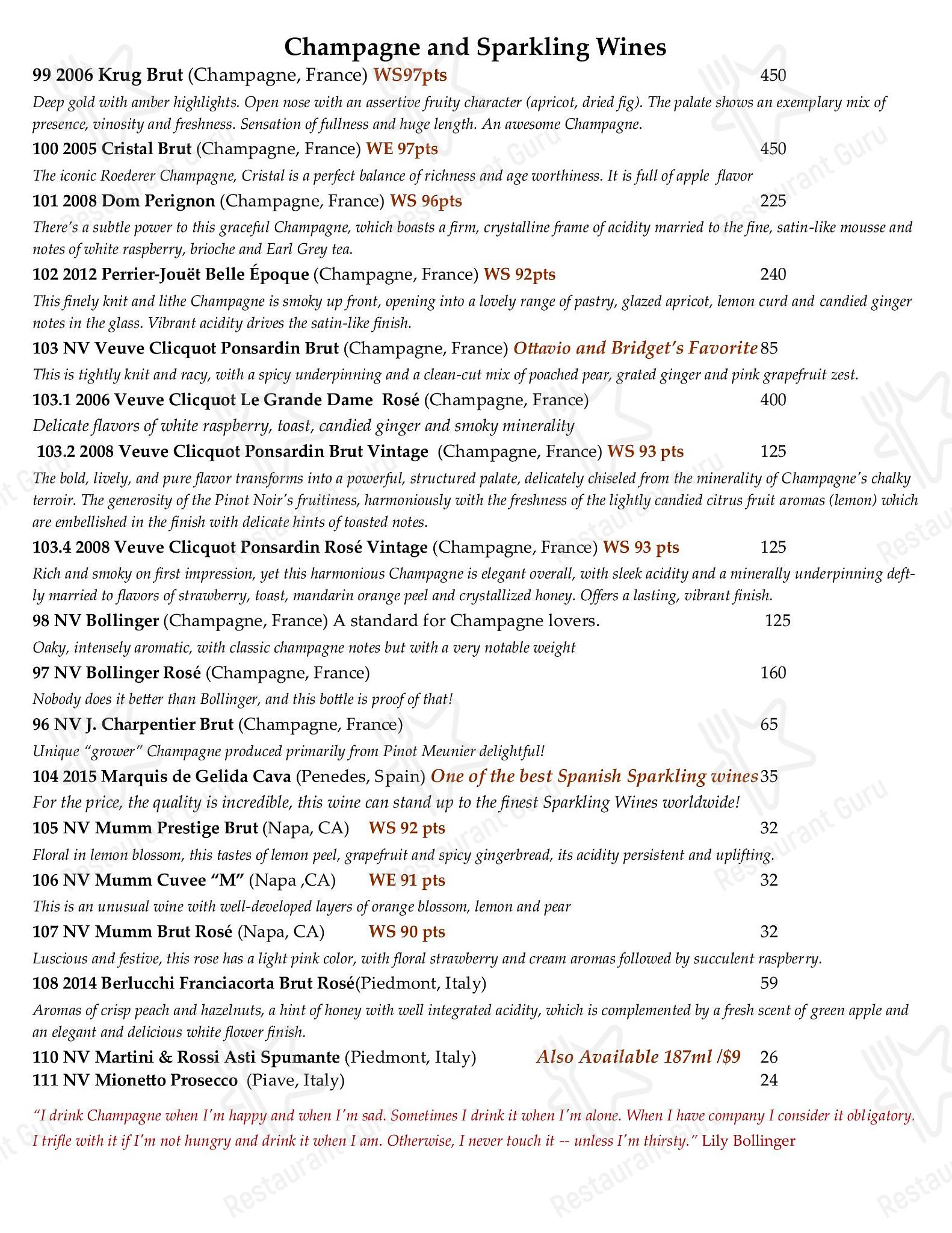 Menu at Station Square restaurant, Youngstown, Belmont Ave