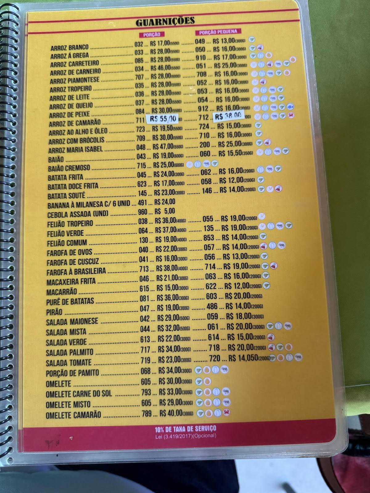 Churrascaria Poranga - Sul cardápio