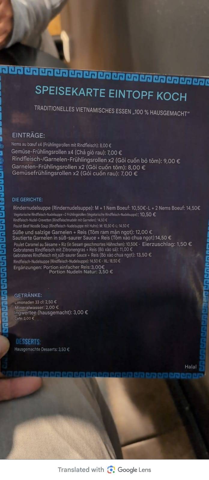 Menu de Stew Cook - Traditional Việt Food (Since 2021)