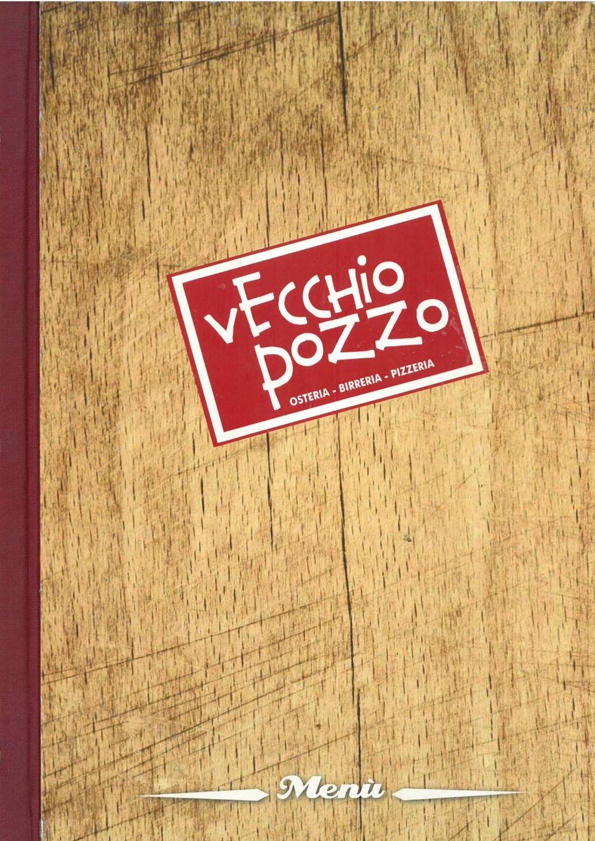 Menu di Vecchio Pozzo 