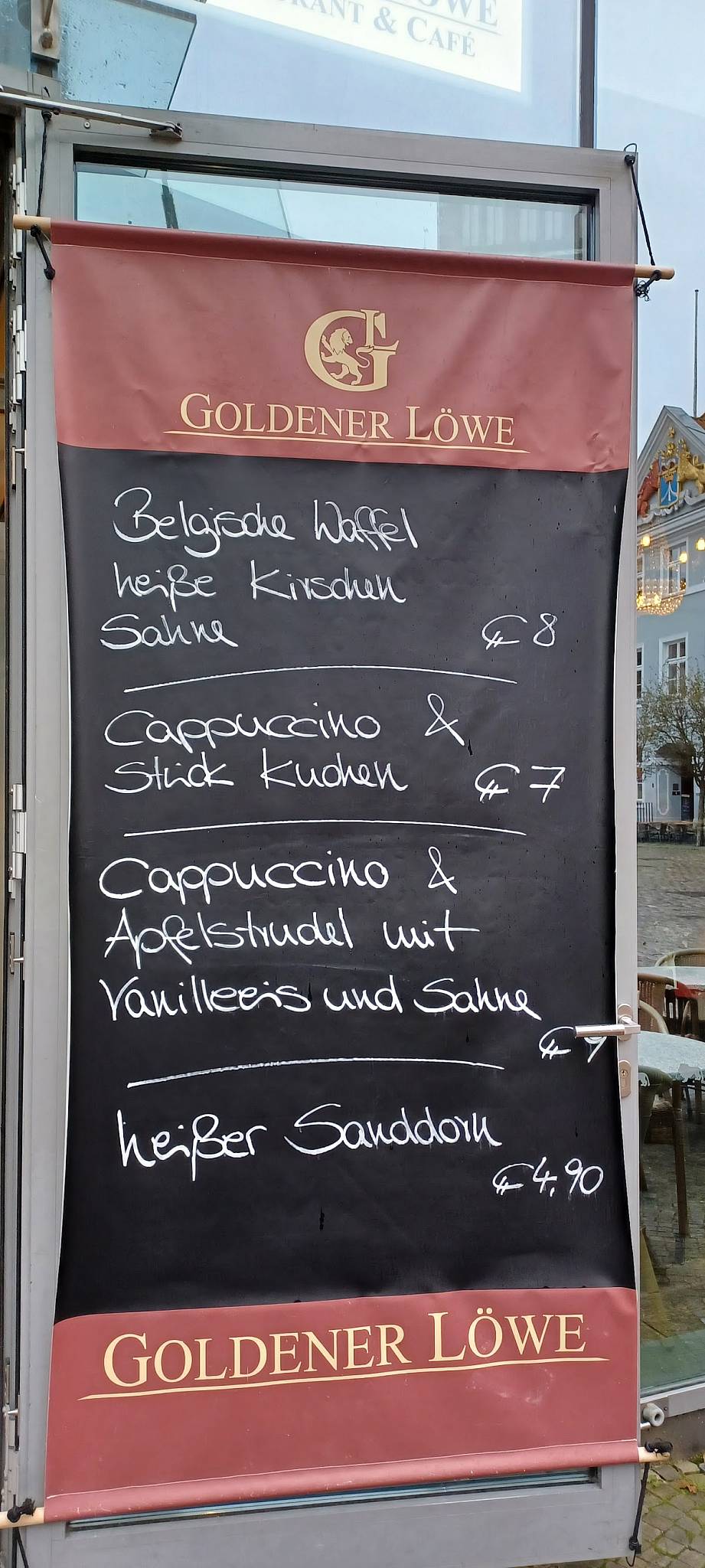 Menu de Goldener Löwe