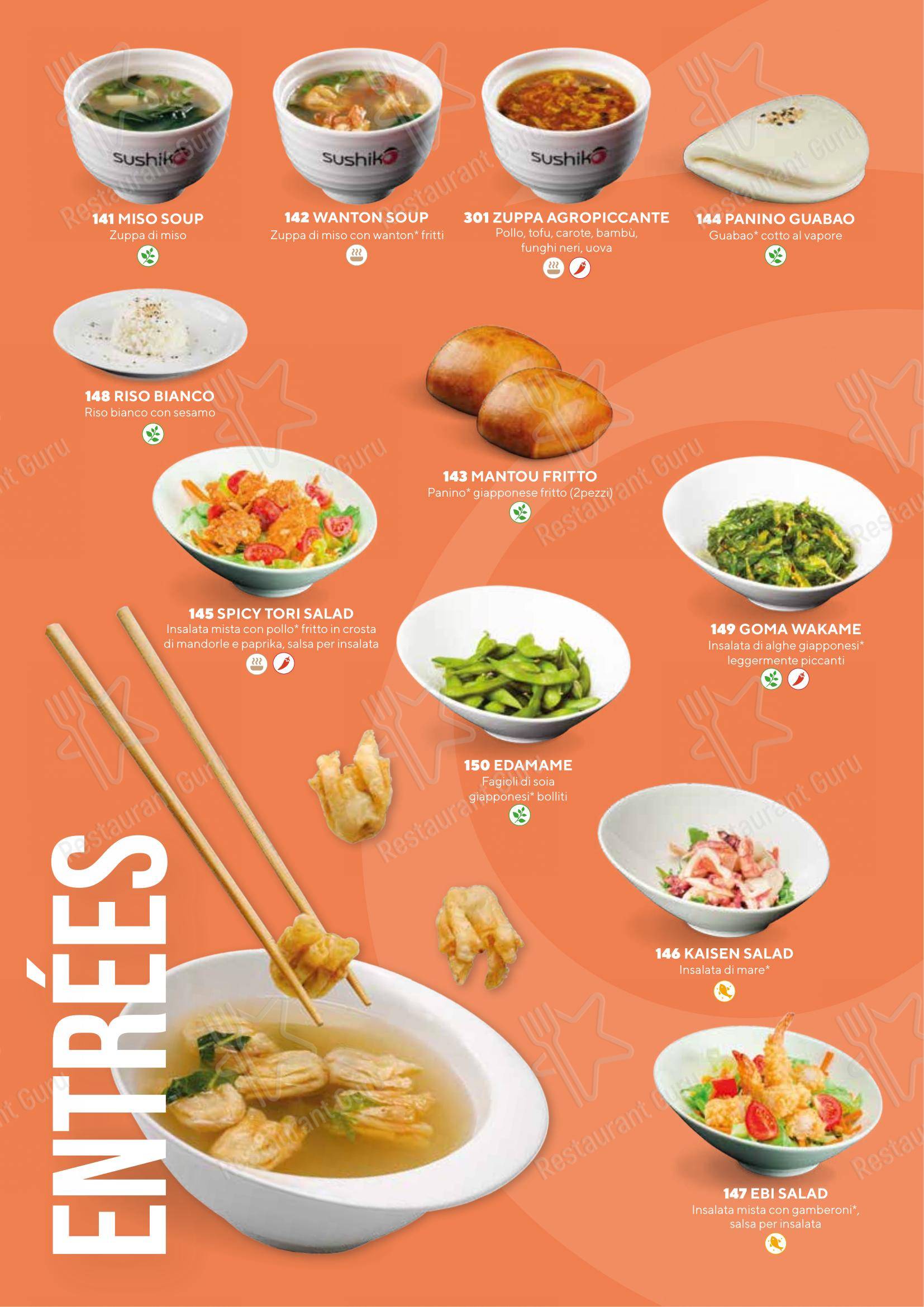 Menu per Sushiko Forlì ristorante