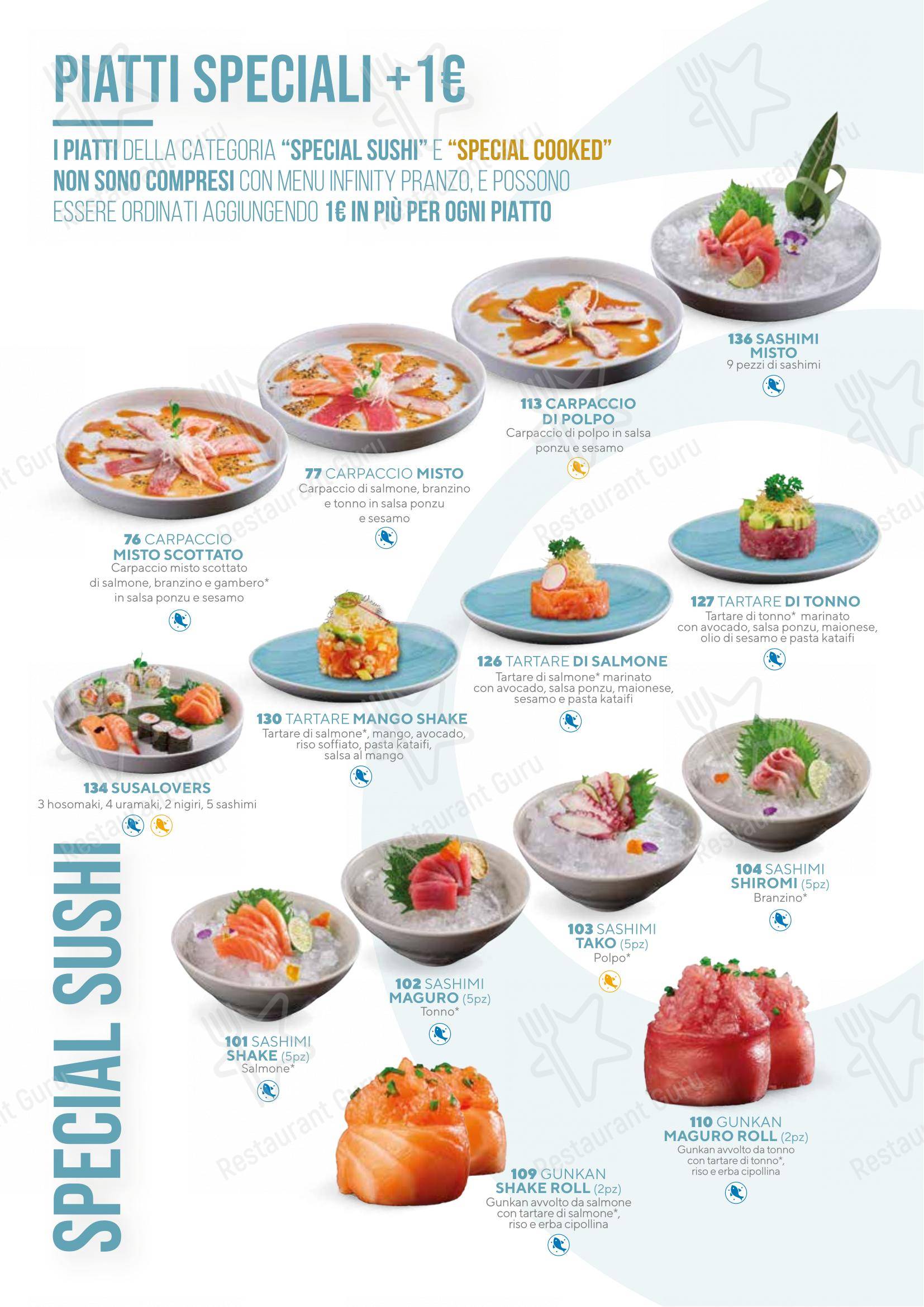 Menu per Sushiko Forlì ristorante