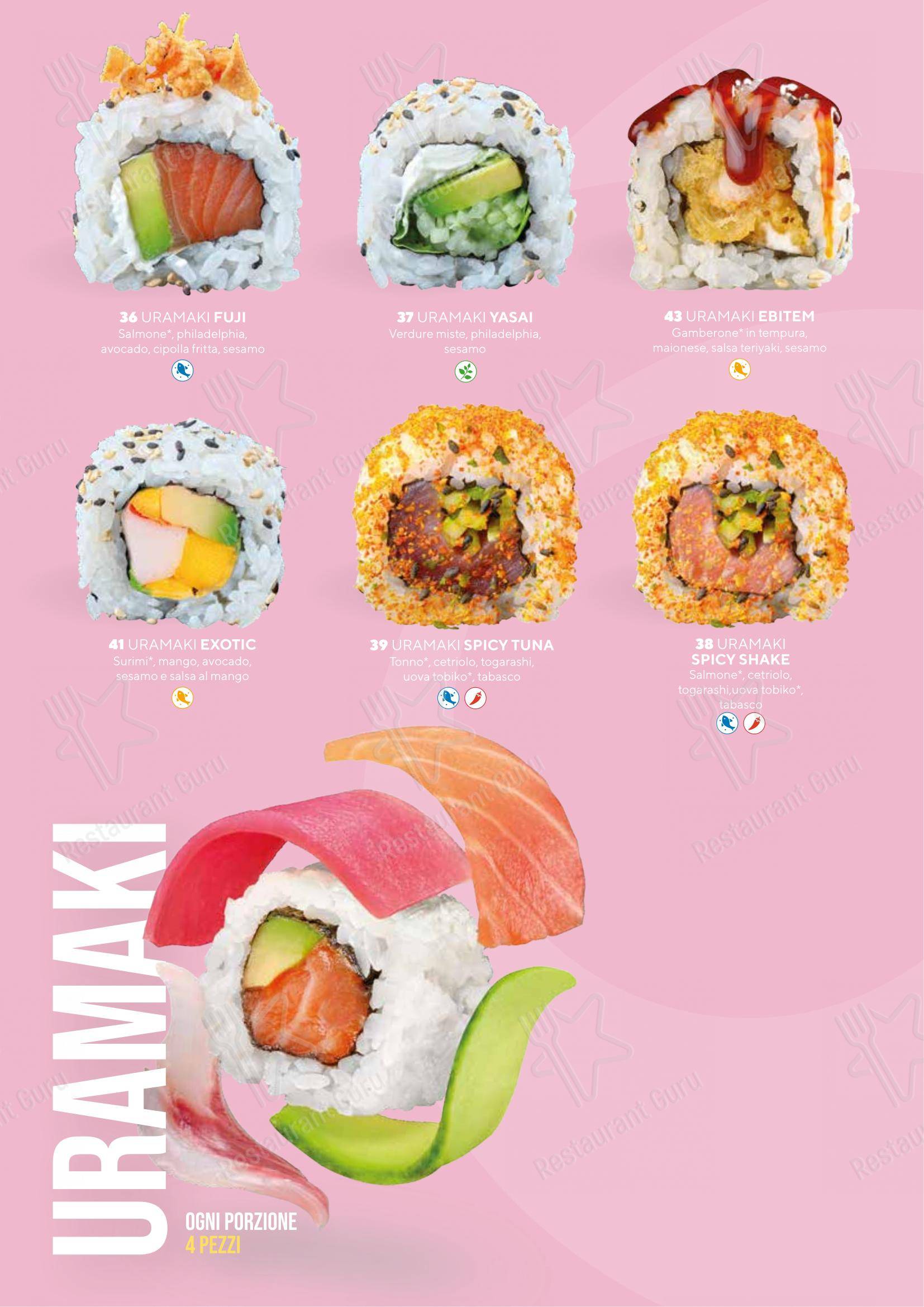 Menu per Sushiko Forlì in Forli