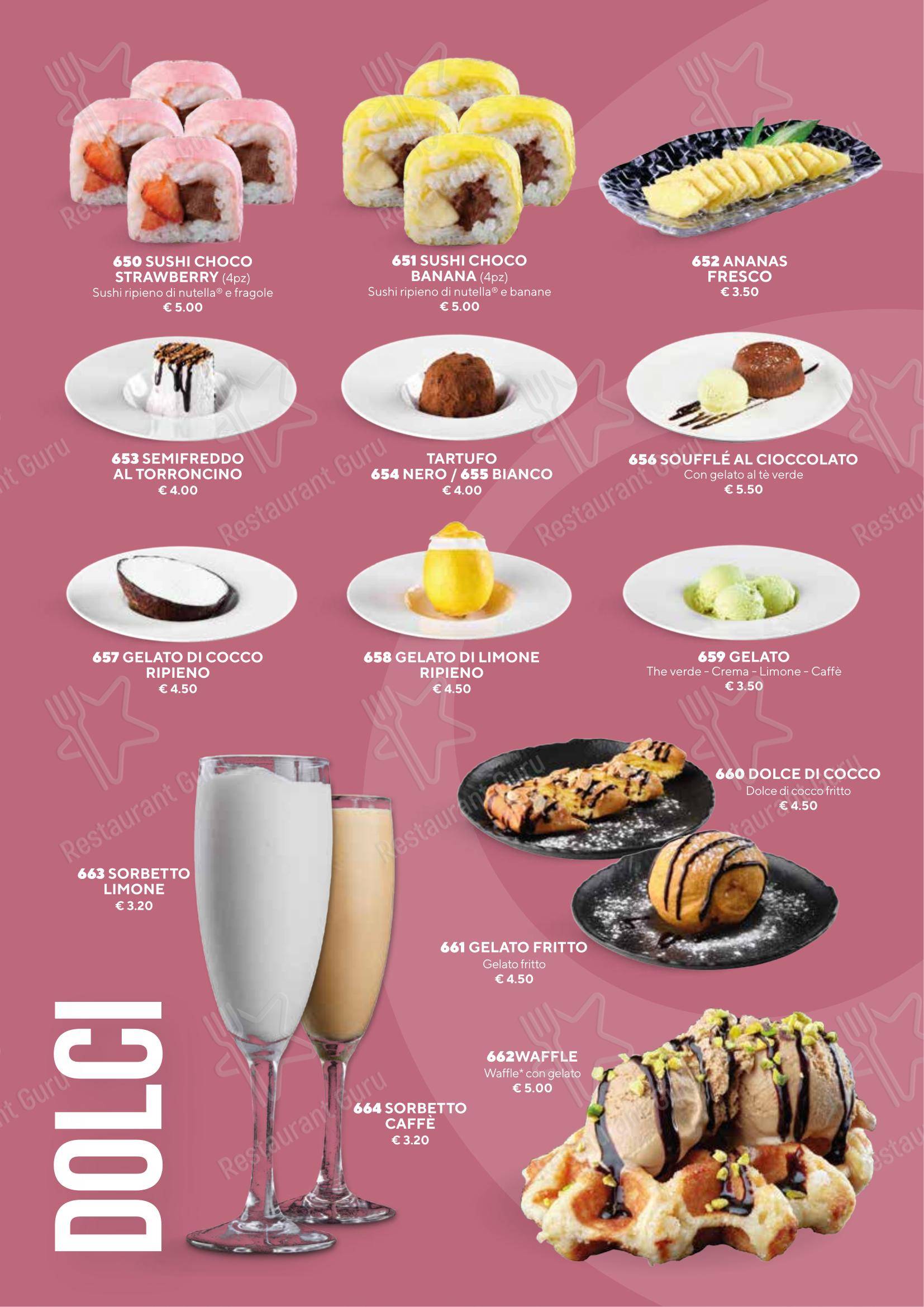 Sushiko Forlì in Forli - Menu
