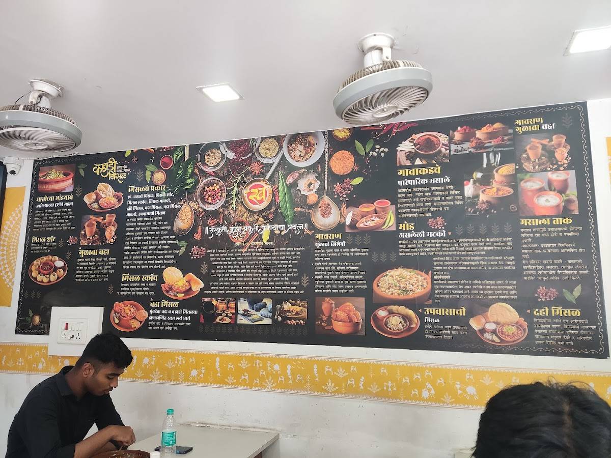 Swa Varhadi Misal- Thane Main Branch menu