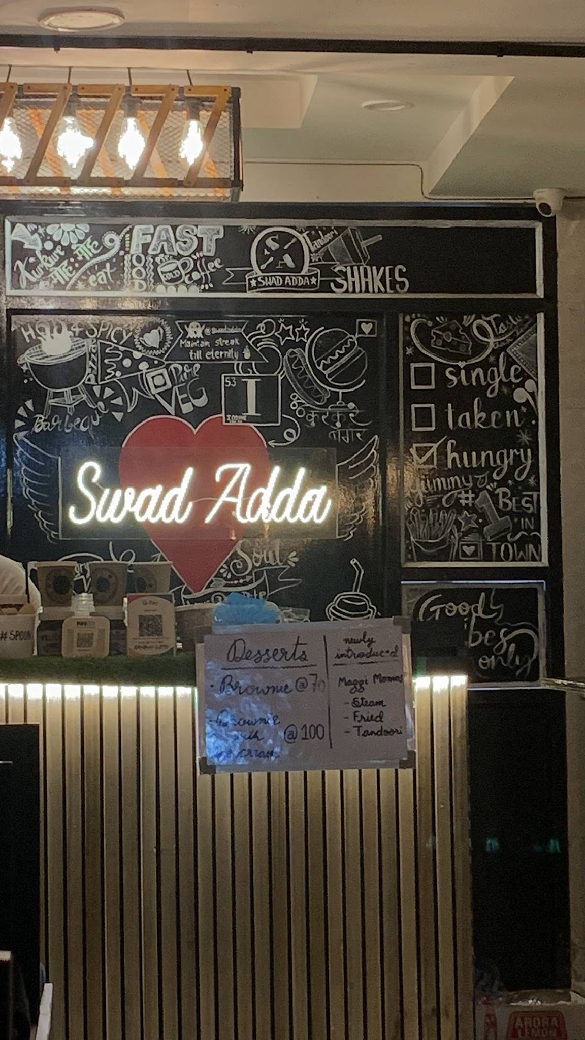 Swad Adda menu