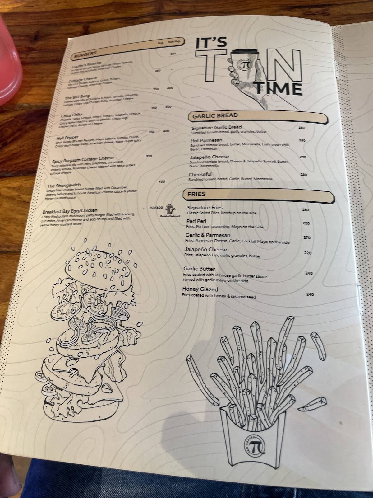 TAN COFFEE menu
