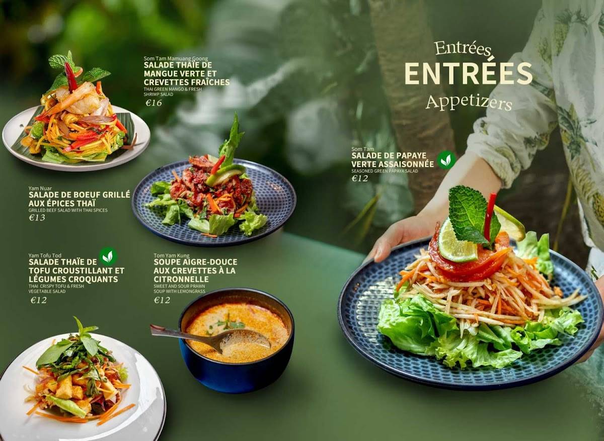 Menu de THAIGER