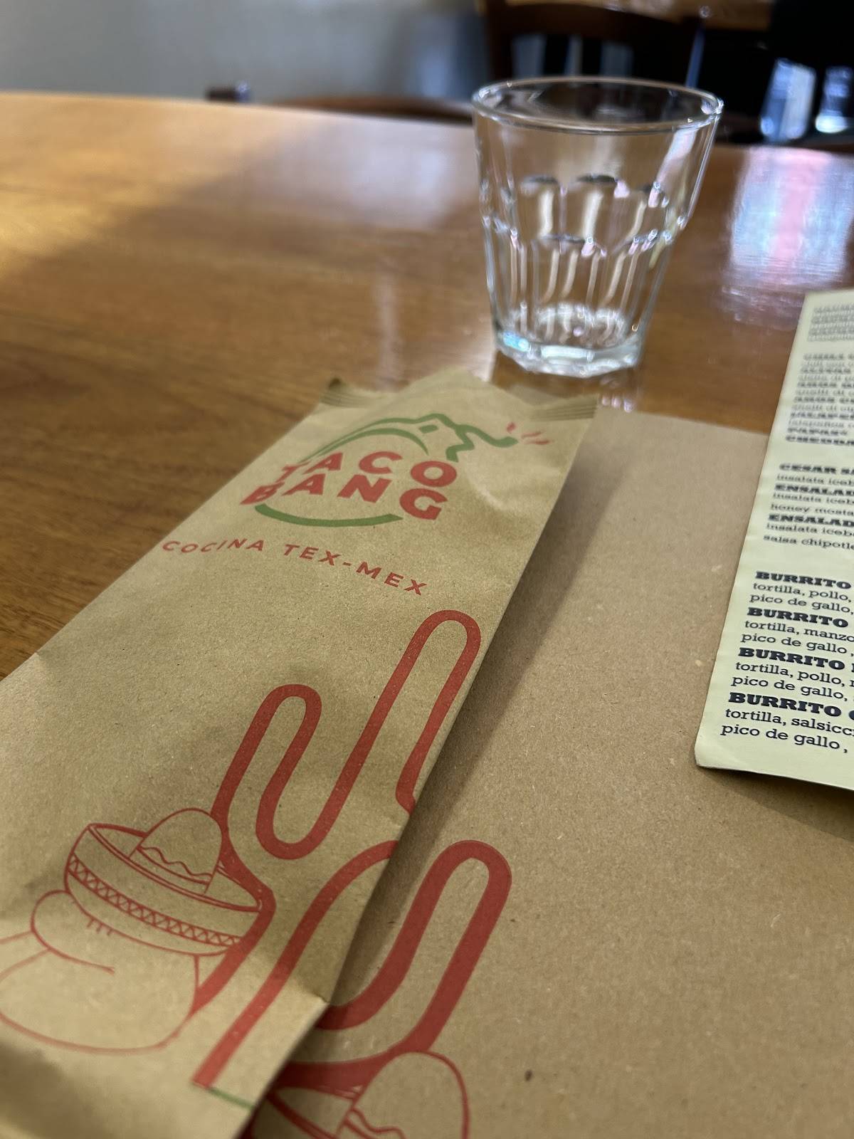 Menu di Taco Bang - De Gasperi 