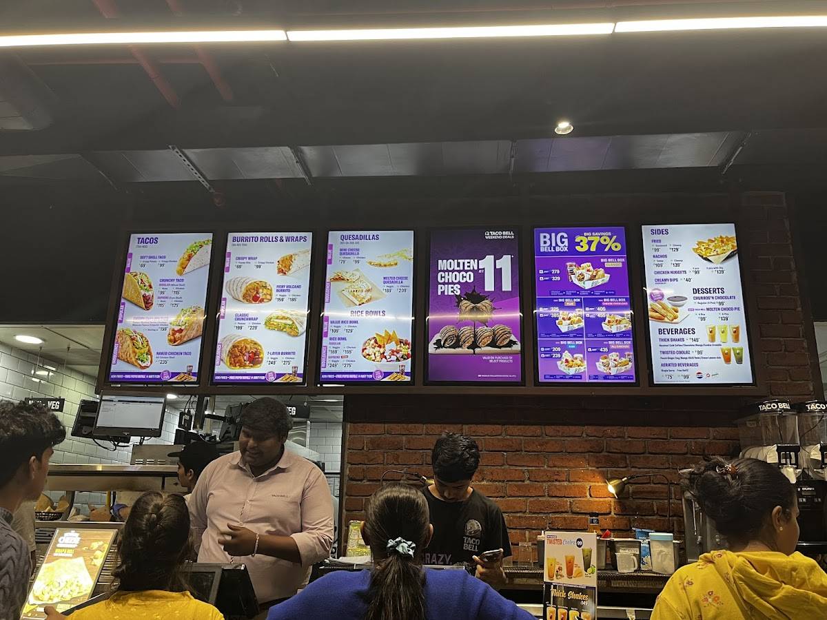 Taco Bell menu