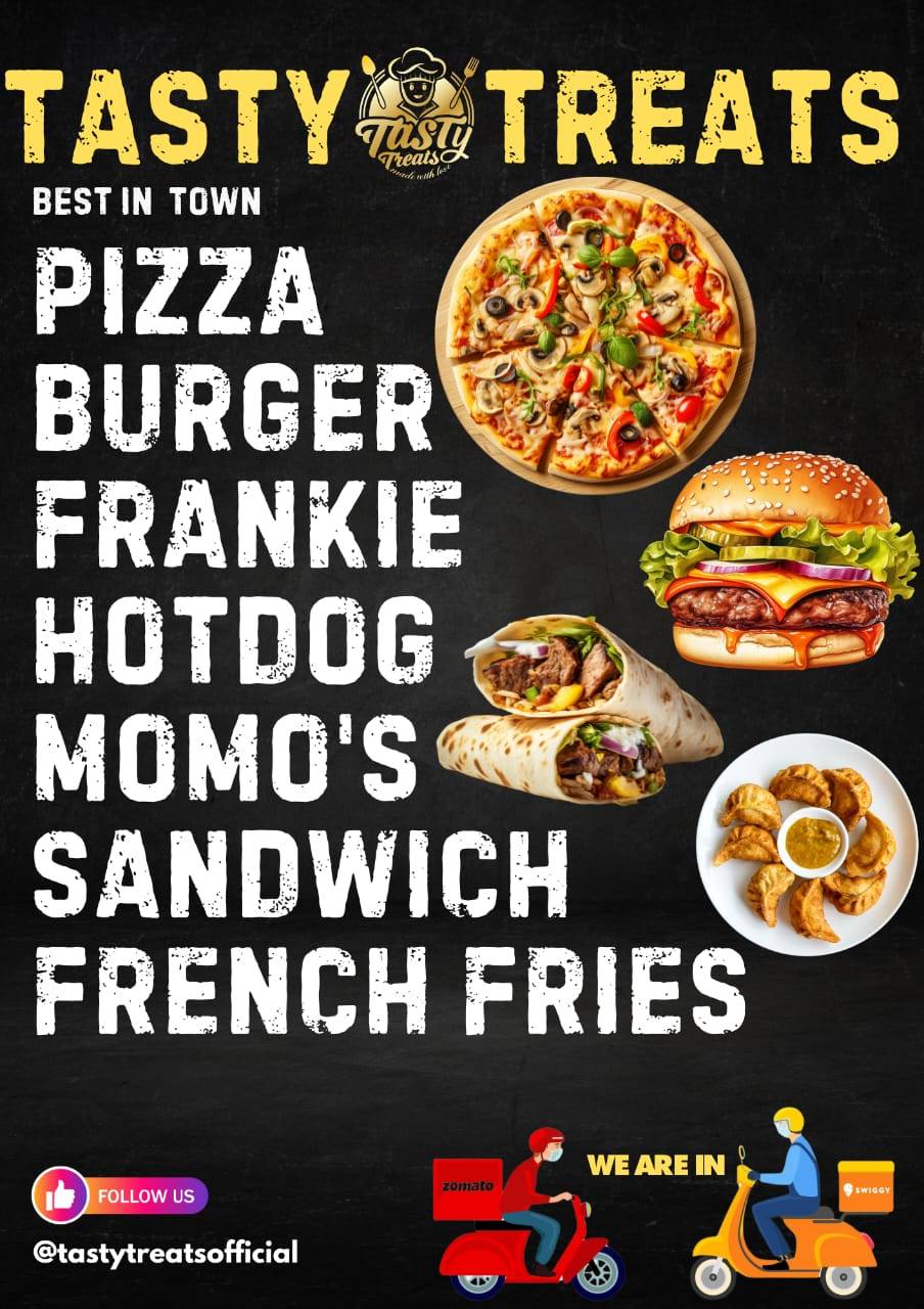 Tasty Treats menu