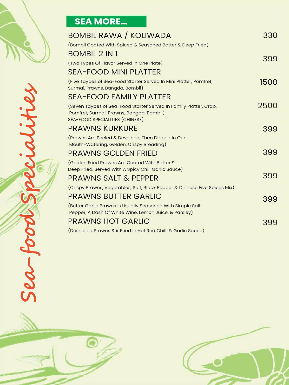 Tatva Restaurant and Cafe menu