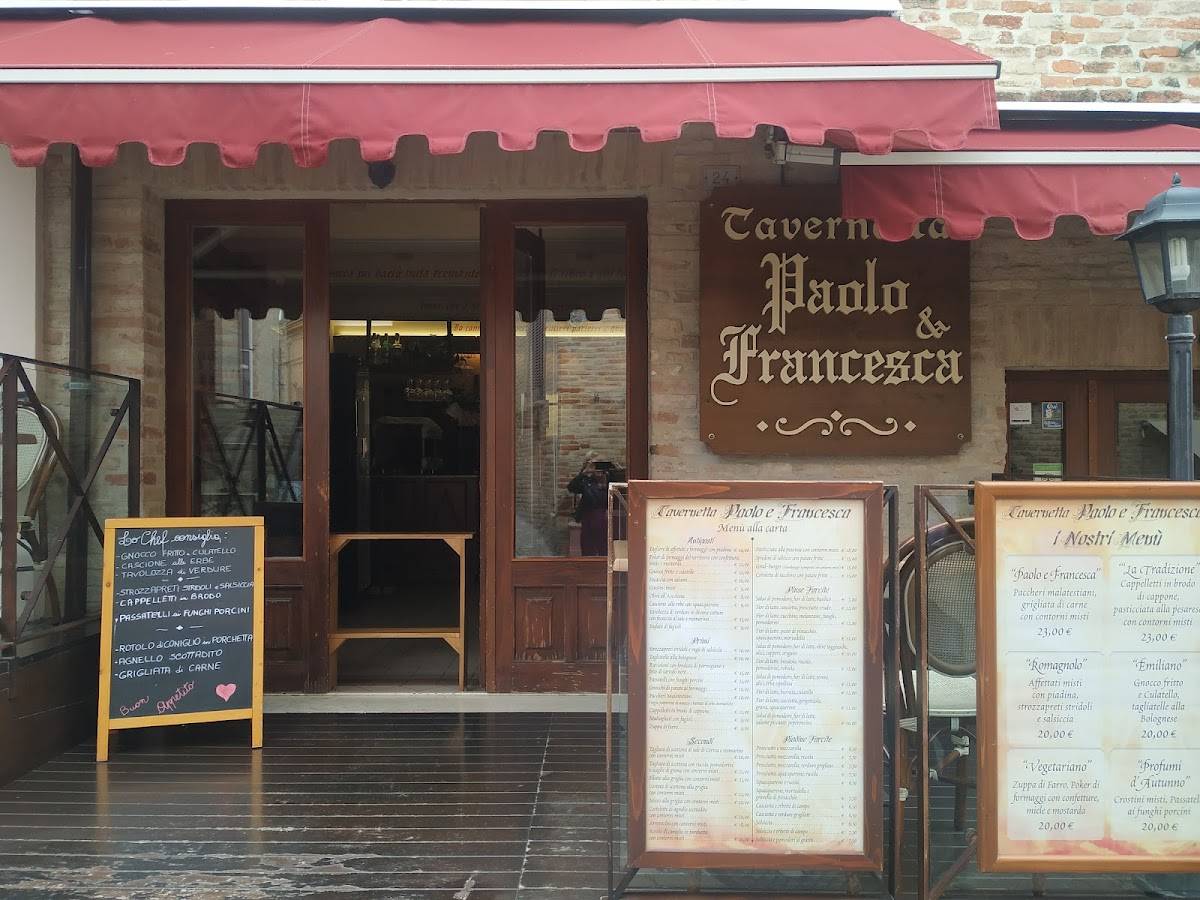 Menu di Tavernetta Paolo e Francesca 