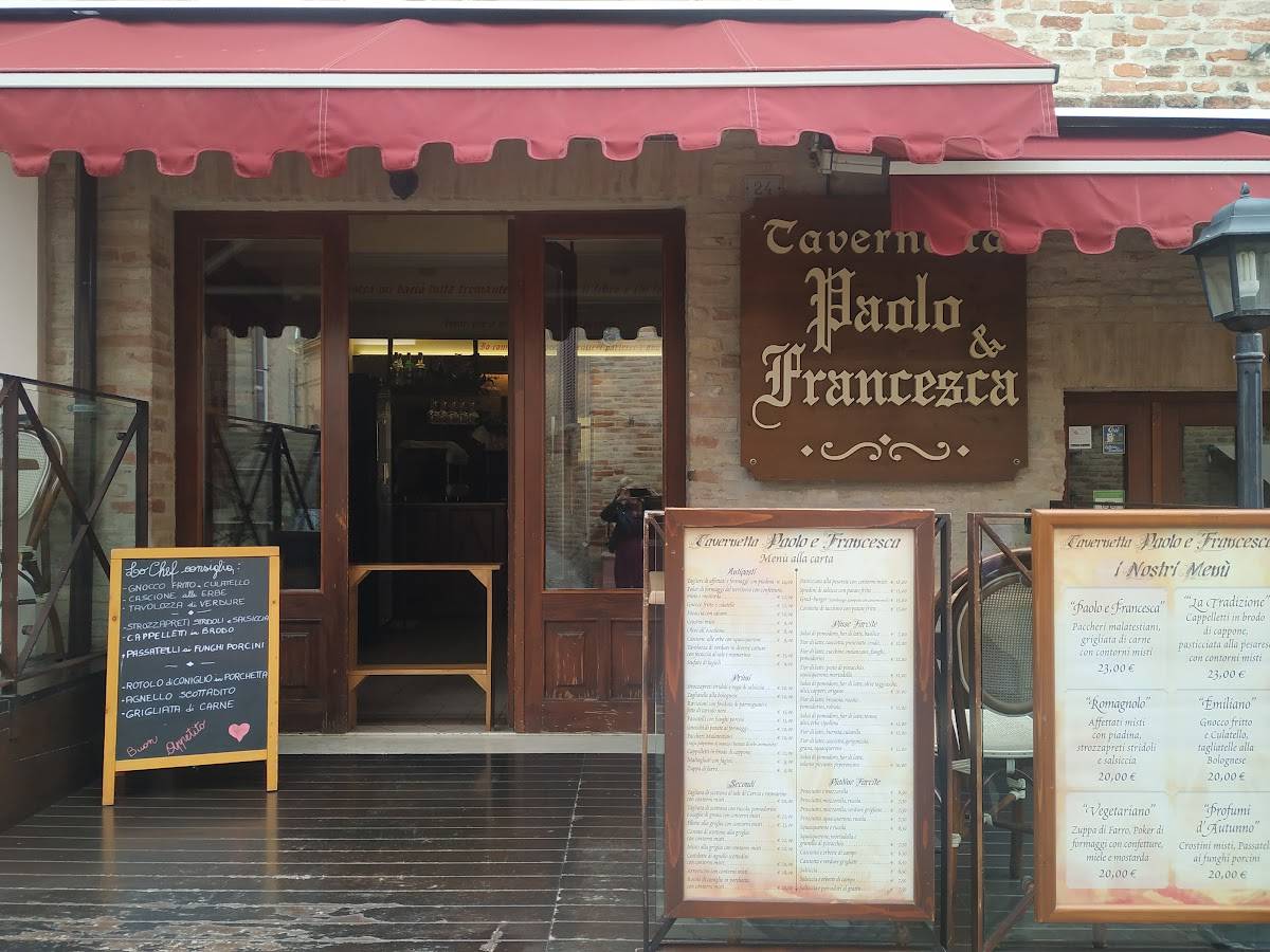 Menu di Tavernetta Paolo e Francesca 