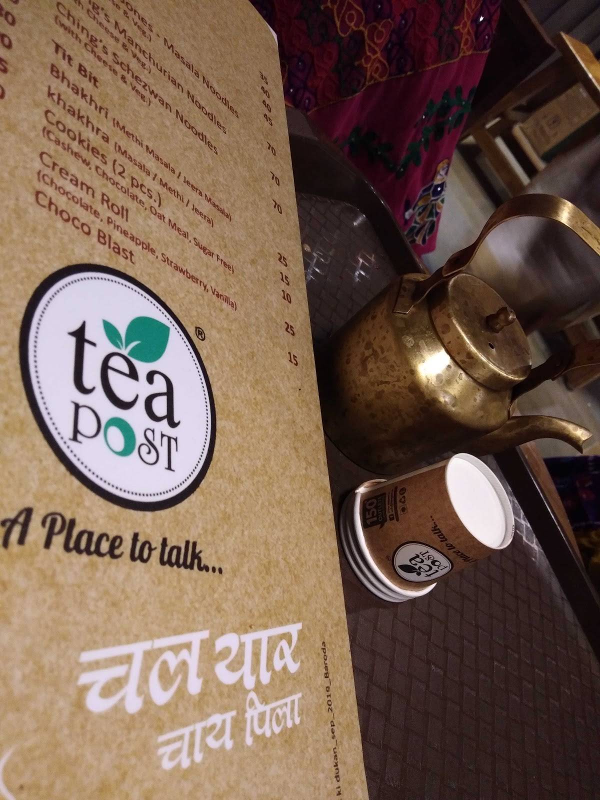 Tea Post - Apni Chai Ki Dukaan Best Cafe, Tea Cafe, Pocket Friendly Cafe menu