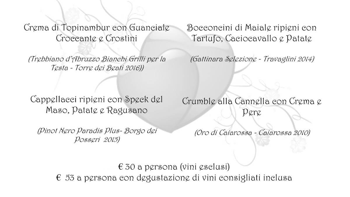 Menu di Oste della Mal'Ora 