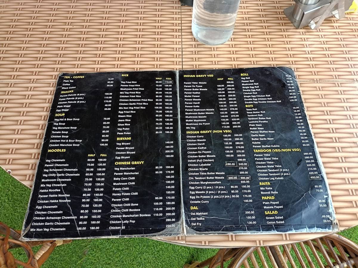 The Bamboo Kitchen menu