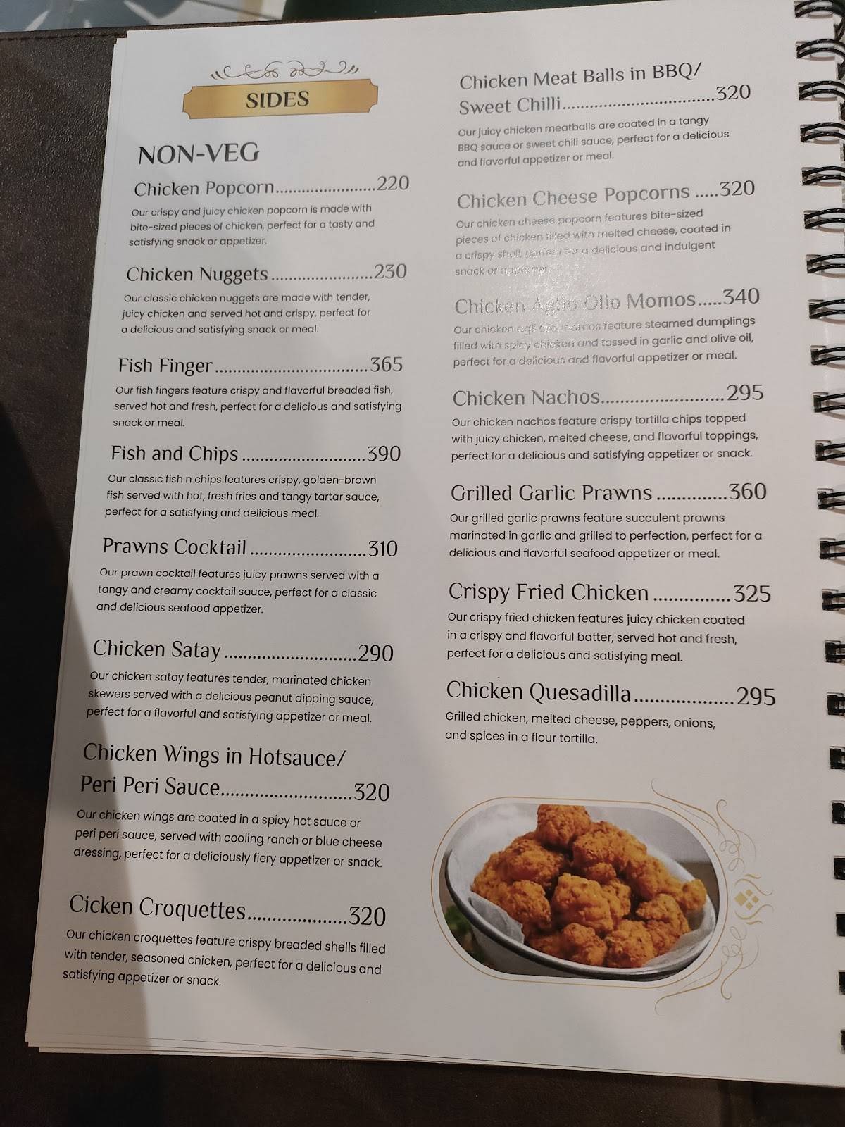 The Clay Kitchen Budharaja menu