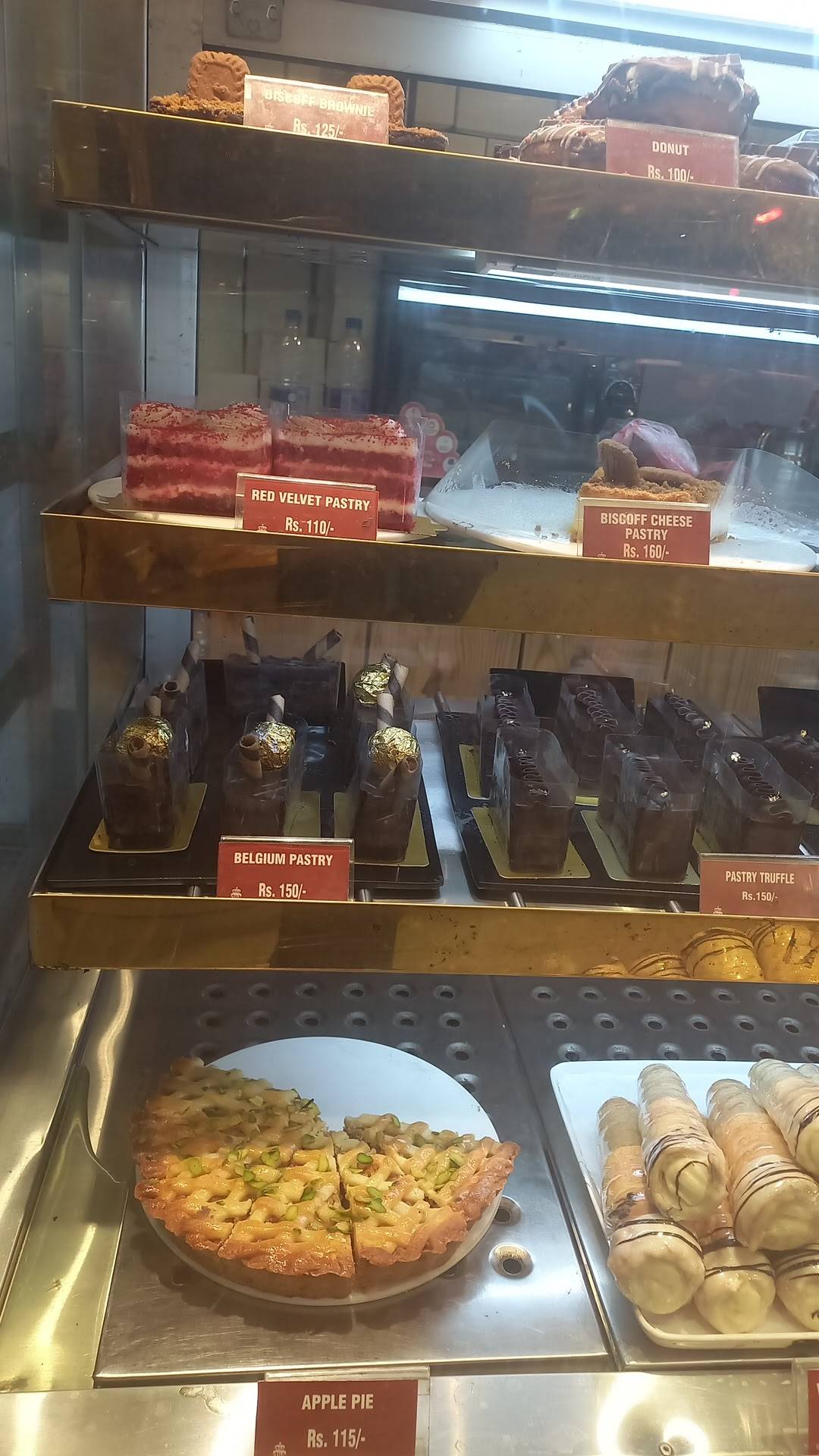 The Crust menu