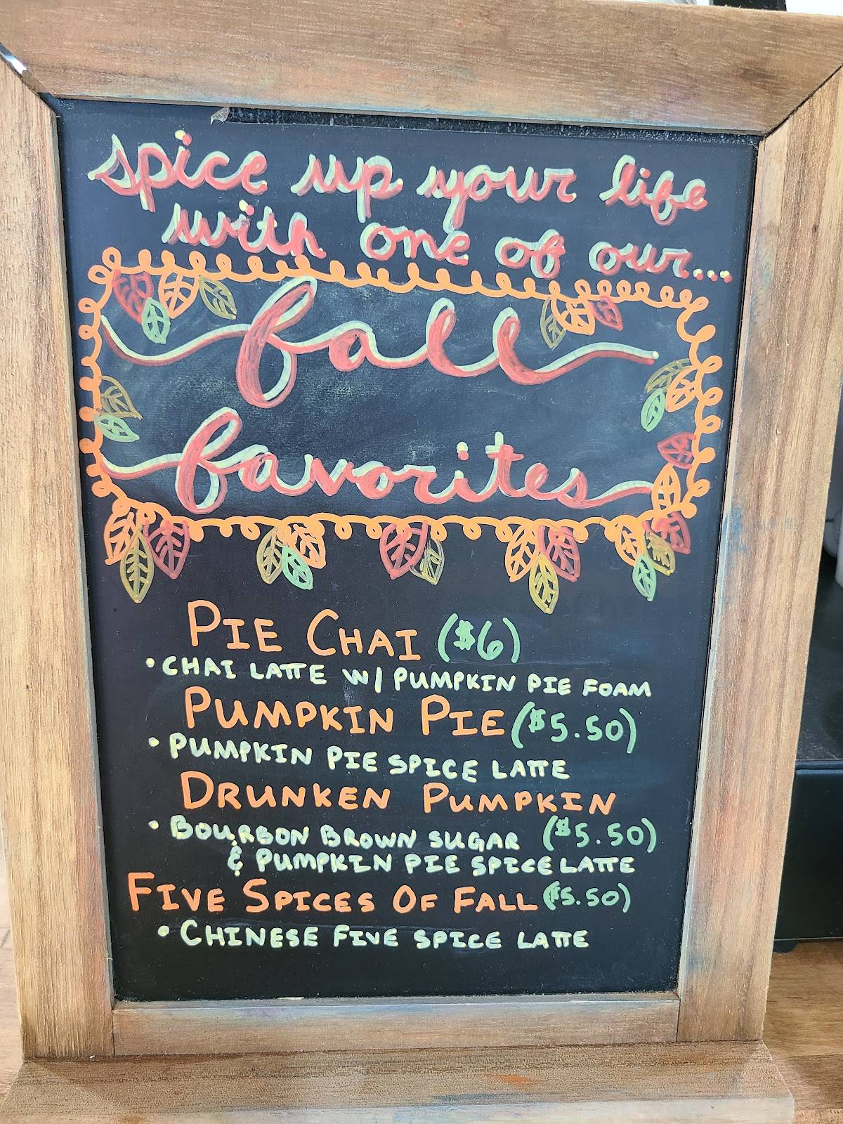 Menu at The Loft Downtown Coffee House, Sherman