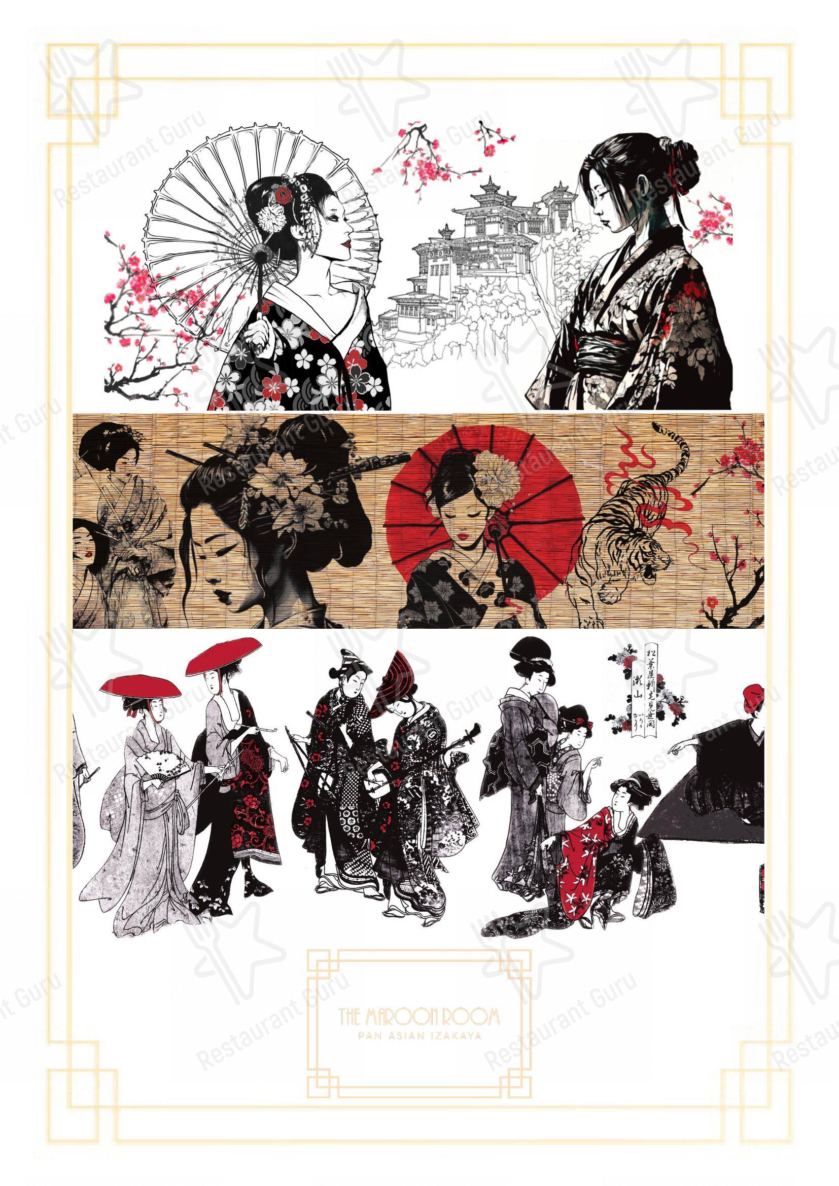 Menu for The Maroon Room – Pan Asian Fine Dine in Guwahati in Guwahati