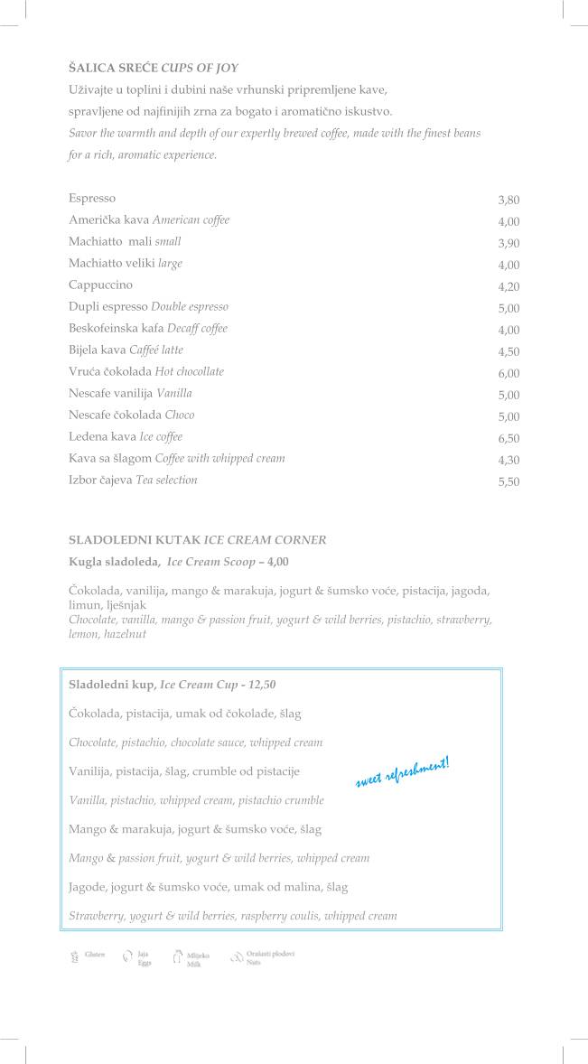 Menu di The Mint Bar 