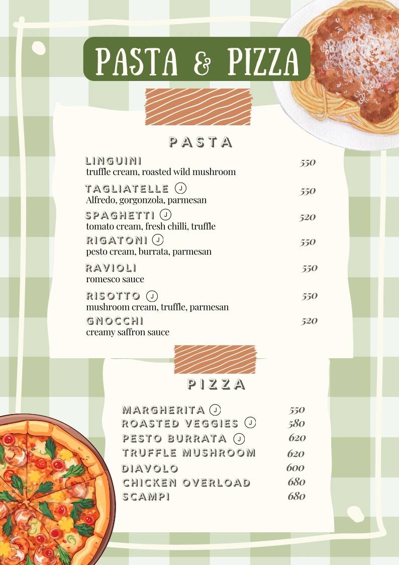 The Nest Bandra menu