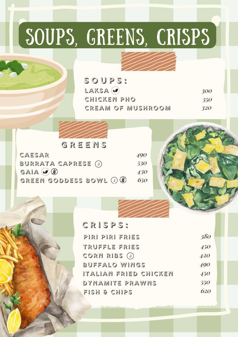 The Nest Bandra menu