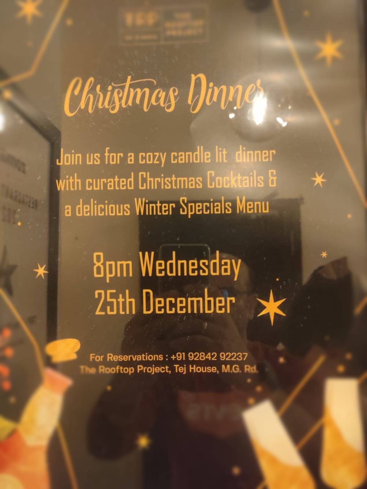 The Rooftop Project (TRP) menu