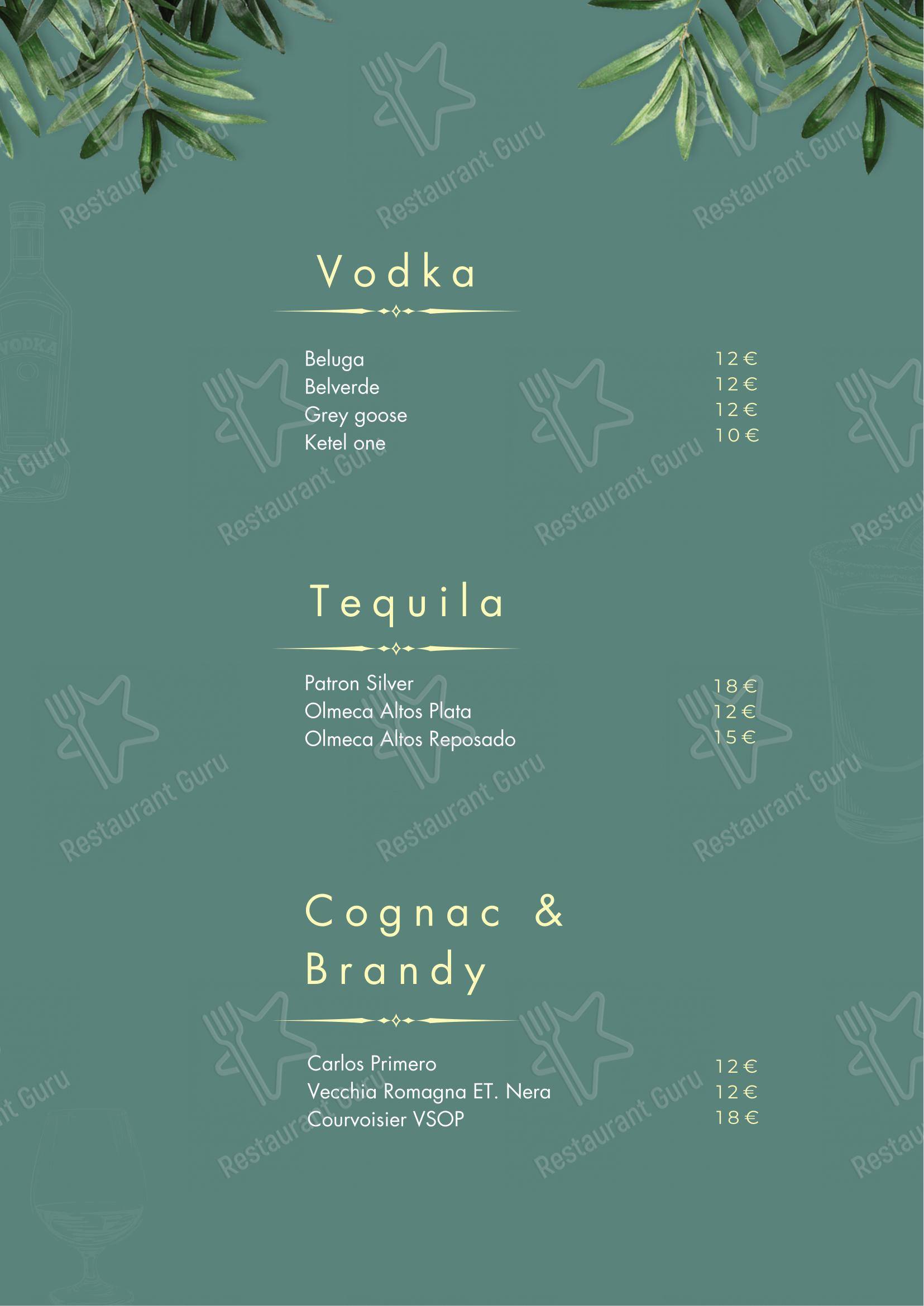 菜单 per The Times Bar & Restaurant pub & bar