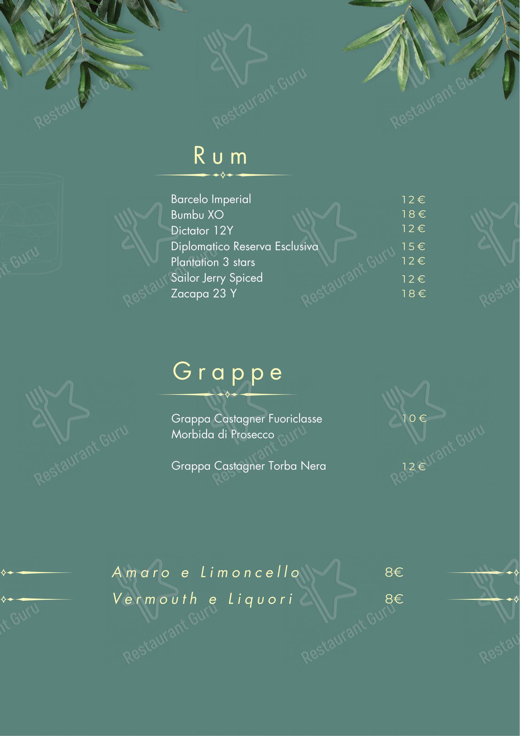 菜单 per The Times Bar & Restaurant pub & bar