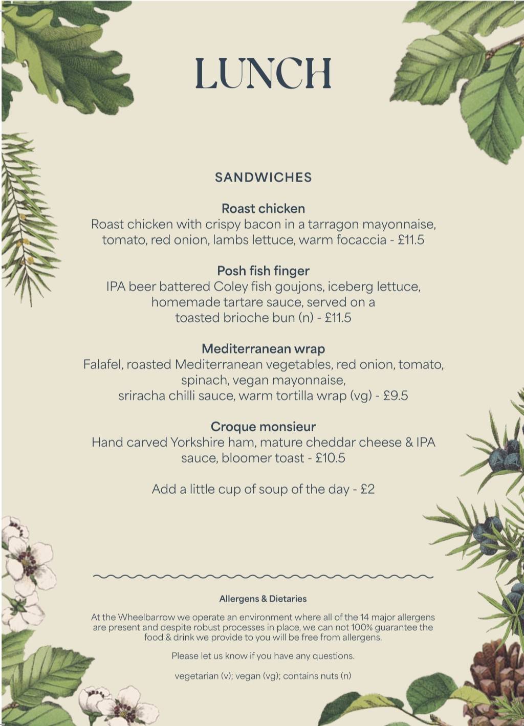 menu-at-the-wheelbarrow-liverpool-greenbank-sports-academy