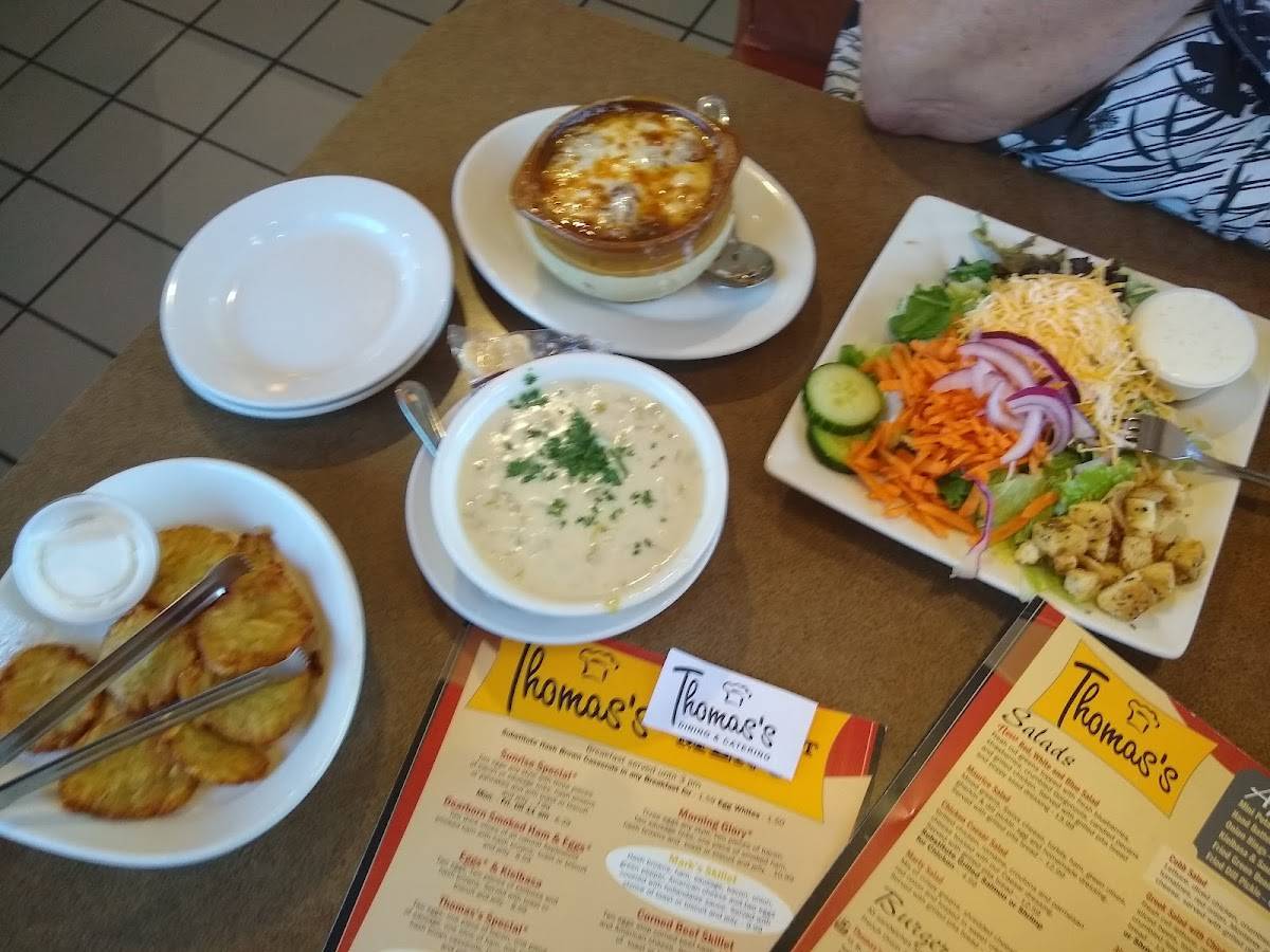 Menu at Thomas's Family Dining restaurant, Livonia