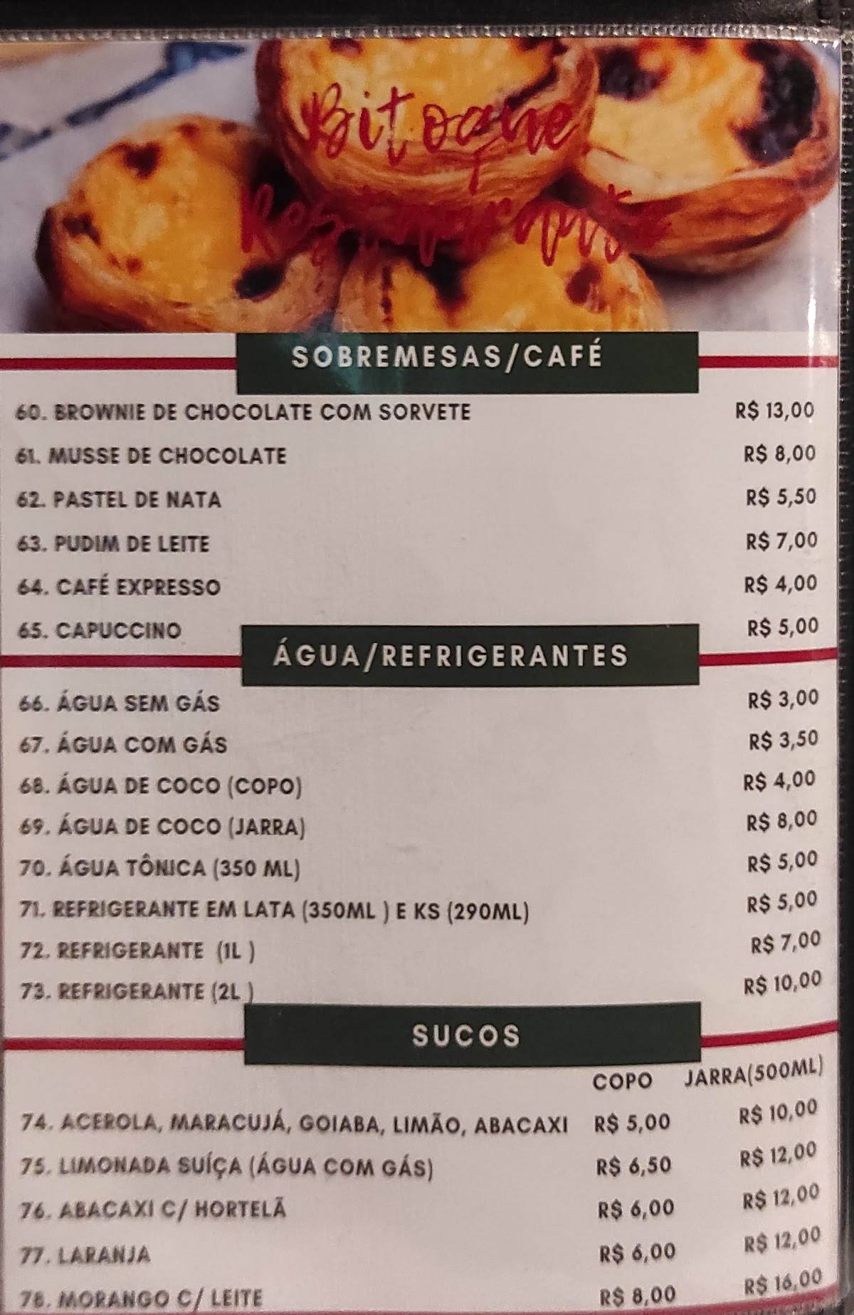 Bitoque - Restaurante Português cardápio