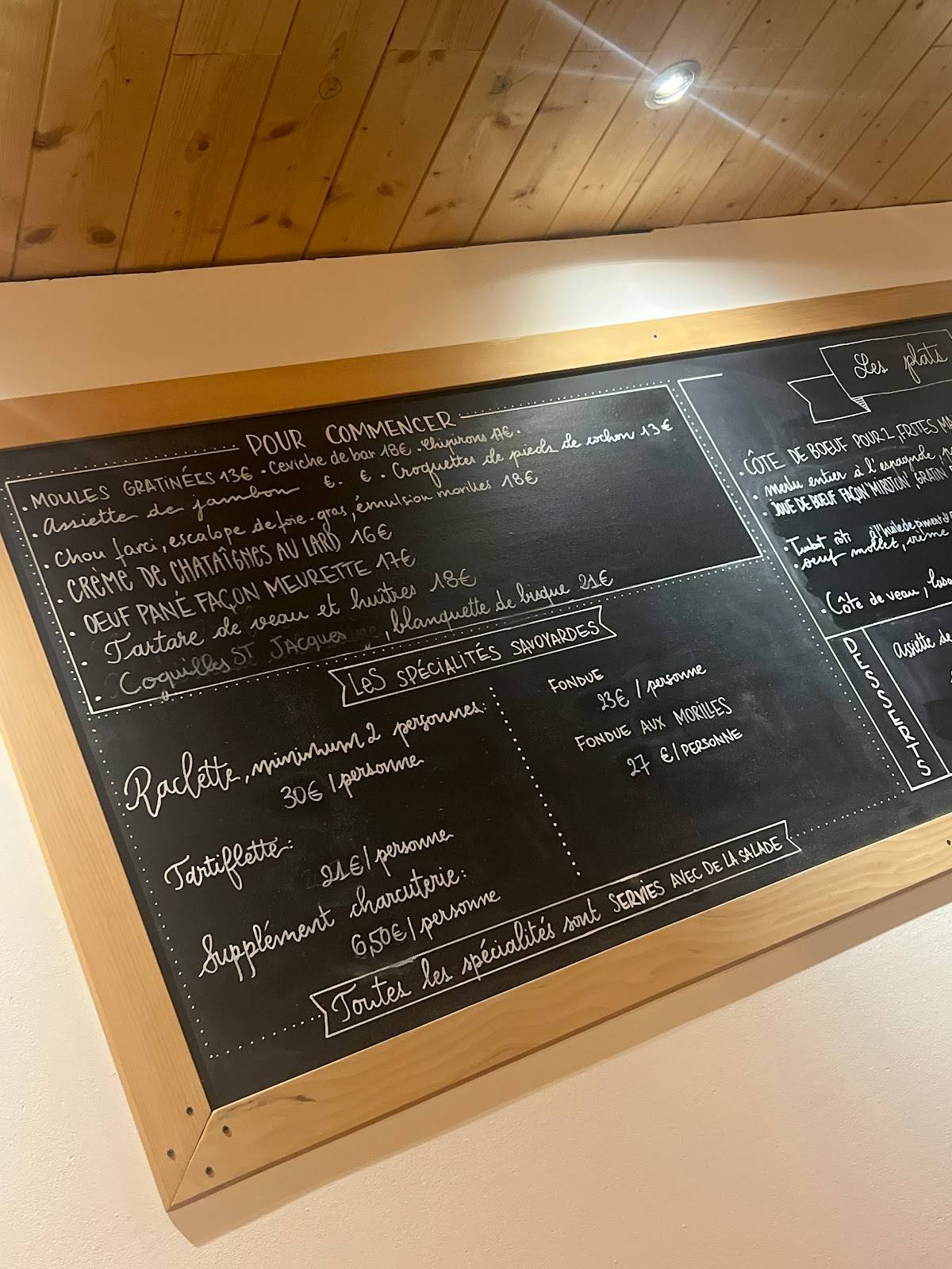 Menu de Mendikoa
