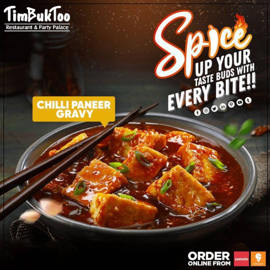 Tim Buk Too Restaurant best fine dine restaurants in meerut best birthday party places in meerut Wedding venue in Meerut menu