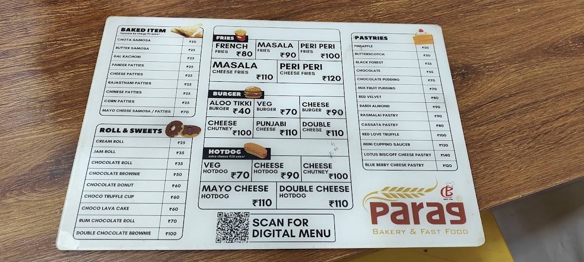 Tirupati Restaurant menu