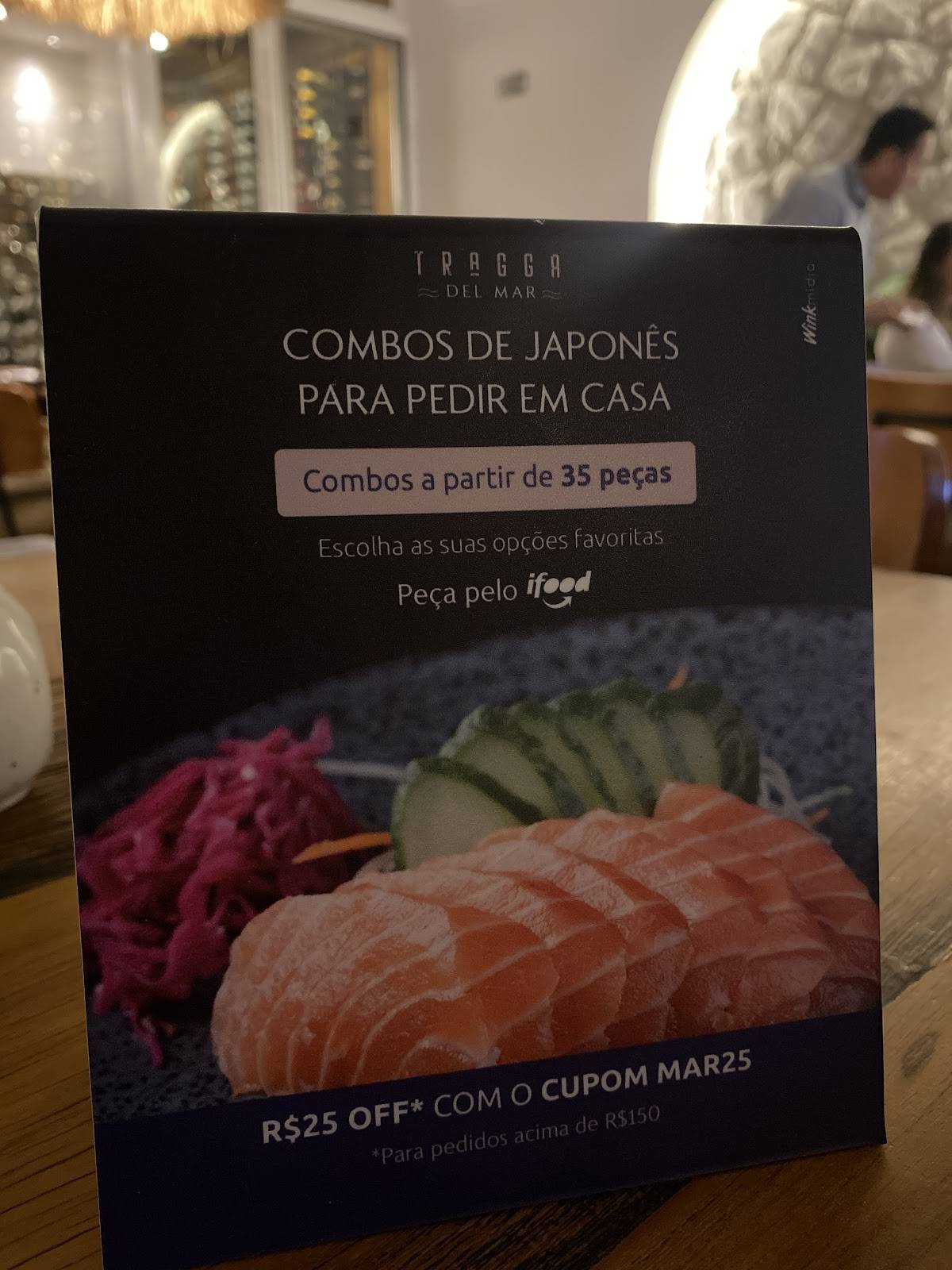 Tragga Del Mar cardápio