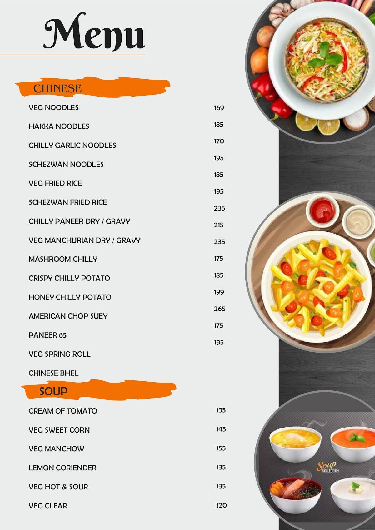 Tropical Cafe & Restro menu