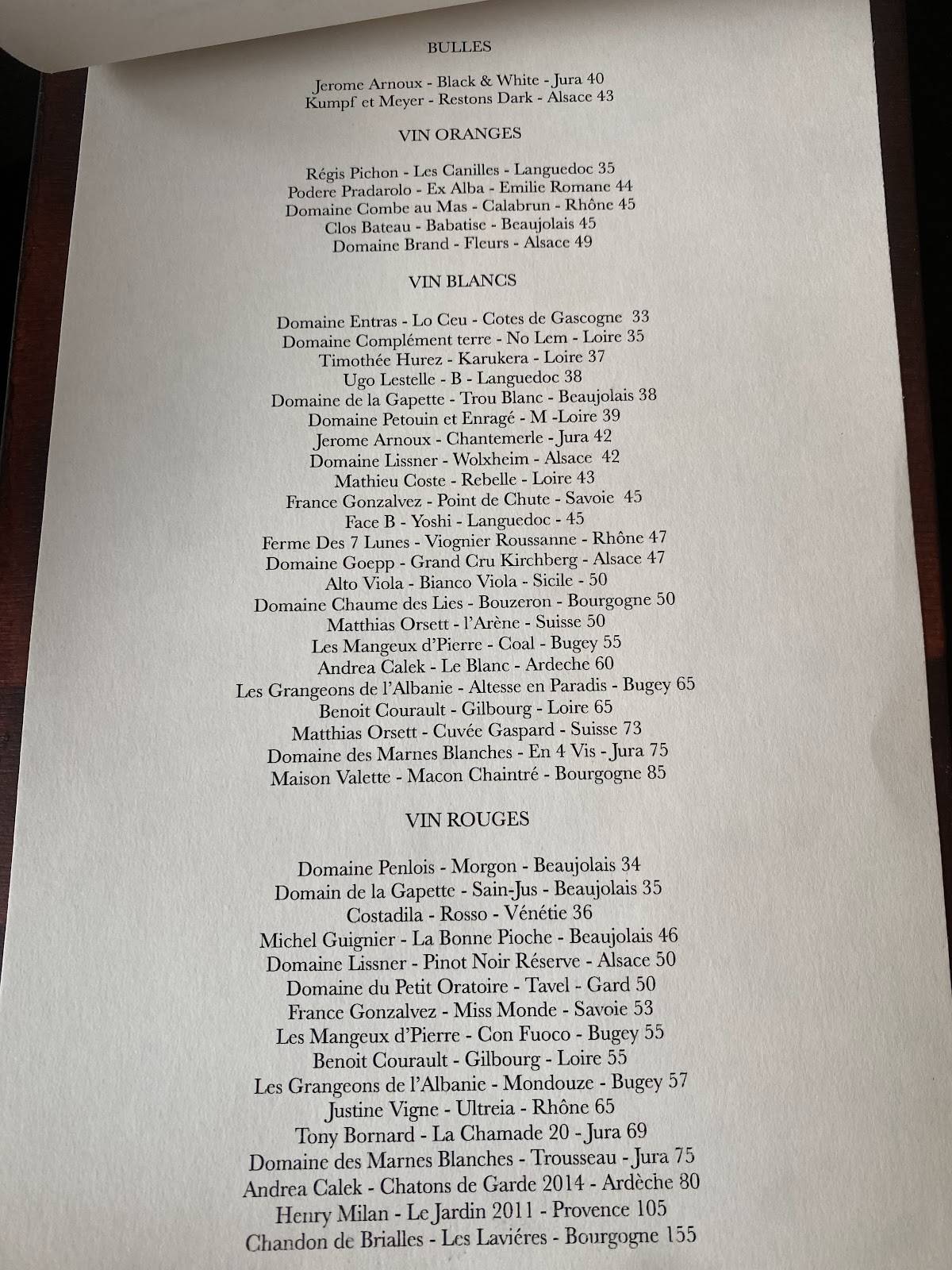 Menu de Trouble
