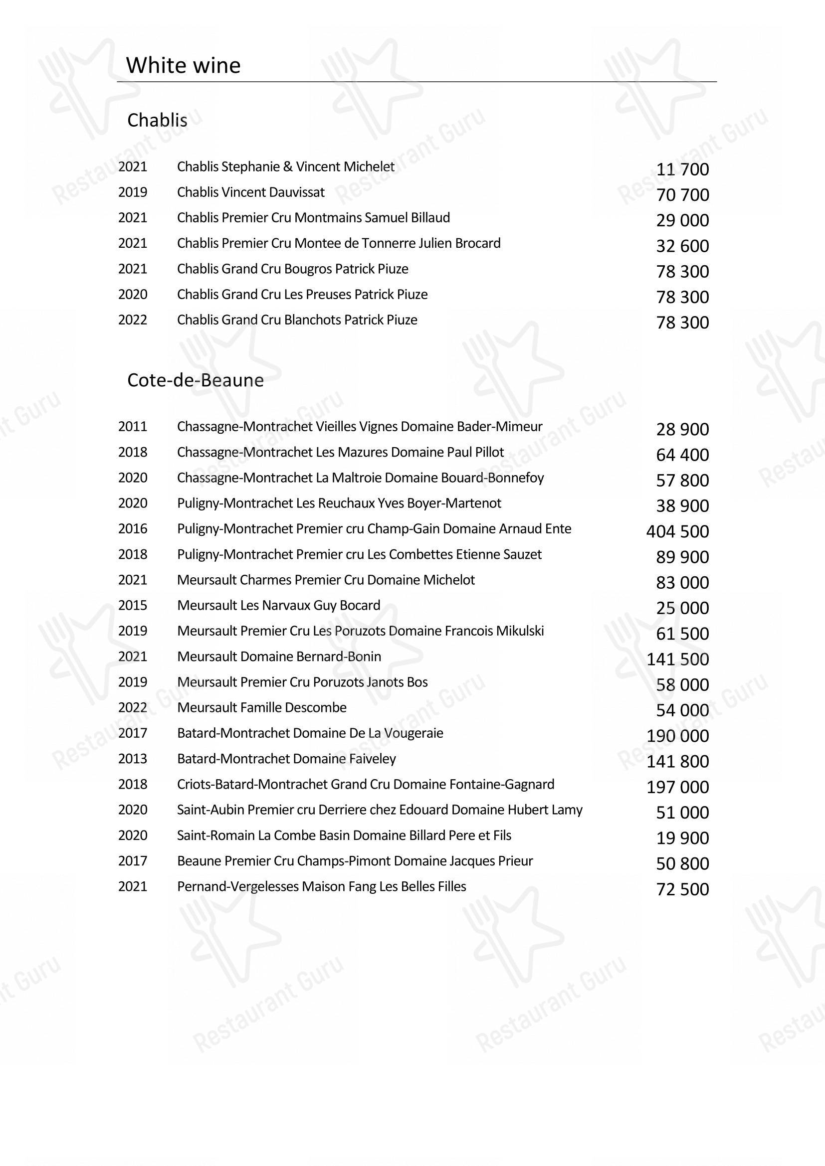 Turandot dans Moscou - Takeaway Menu