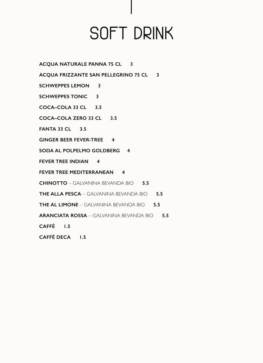 Menu di Uemé 