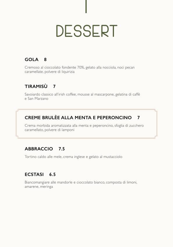 Menu di Uemé 