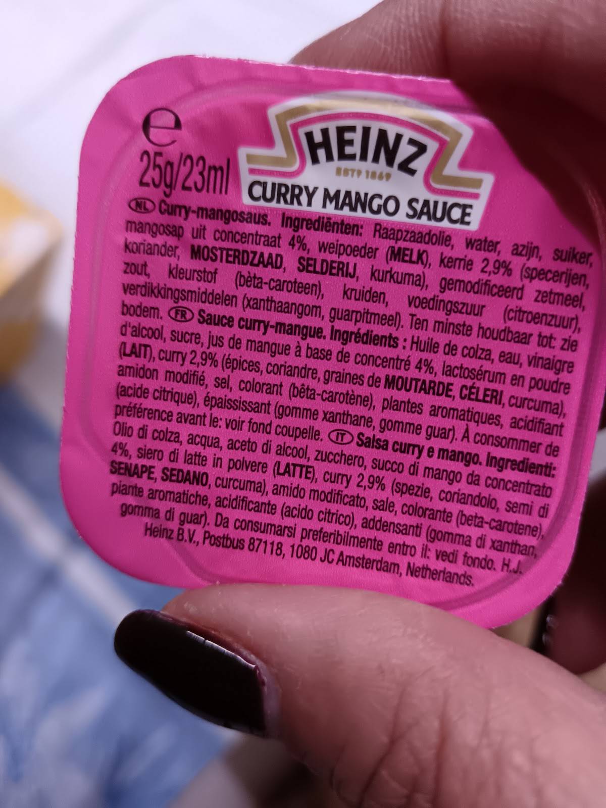 Menu di UnBurger 