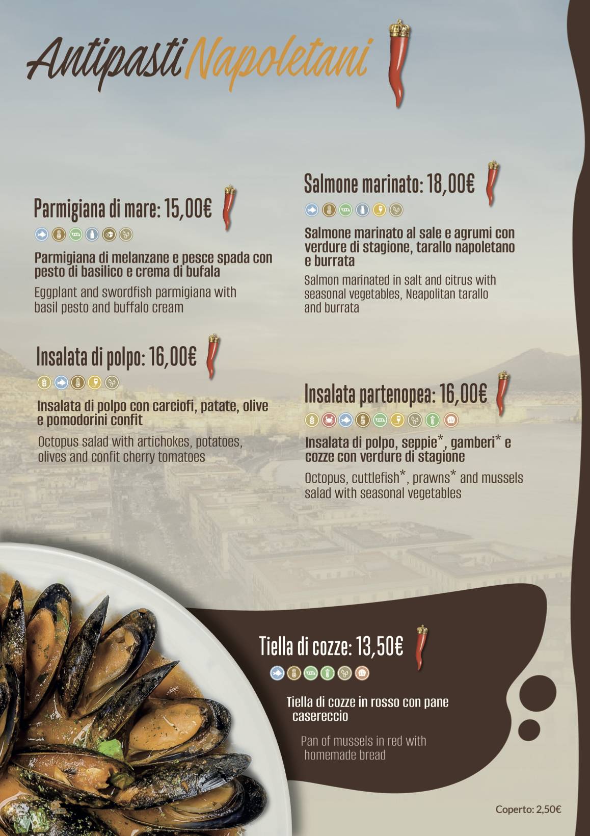 Menu di Unico Ristorante Pizzeria Mogliano 