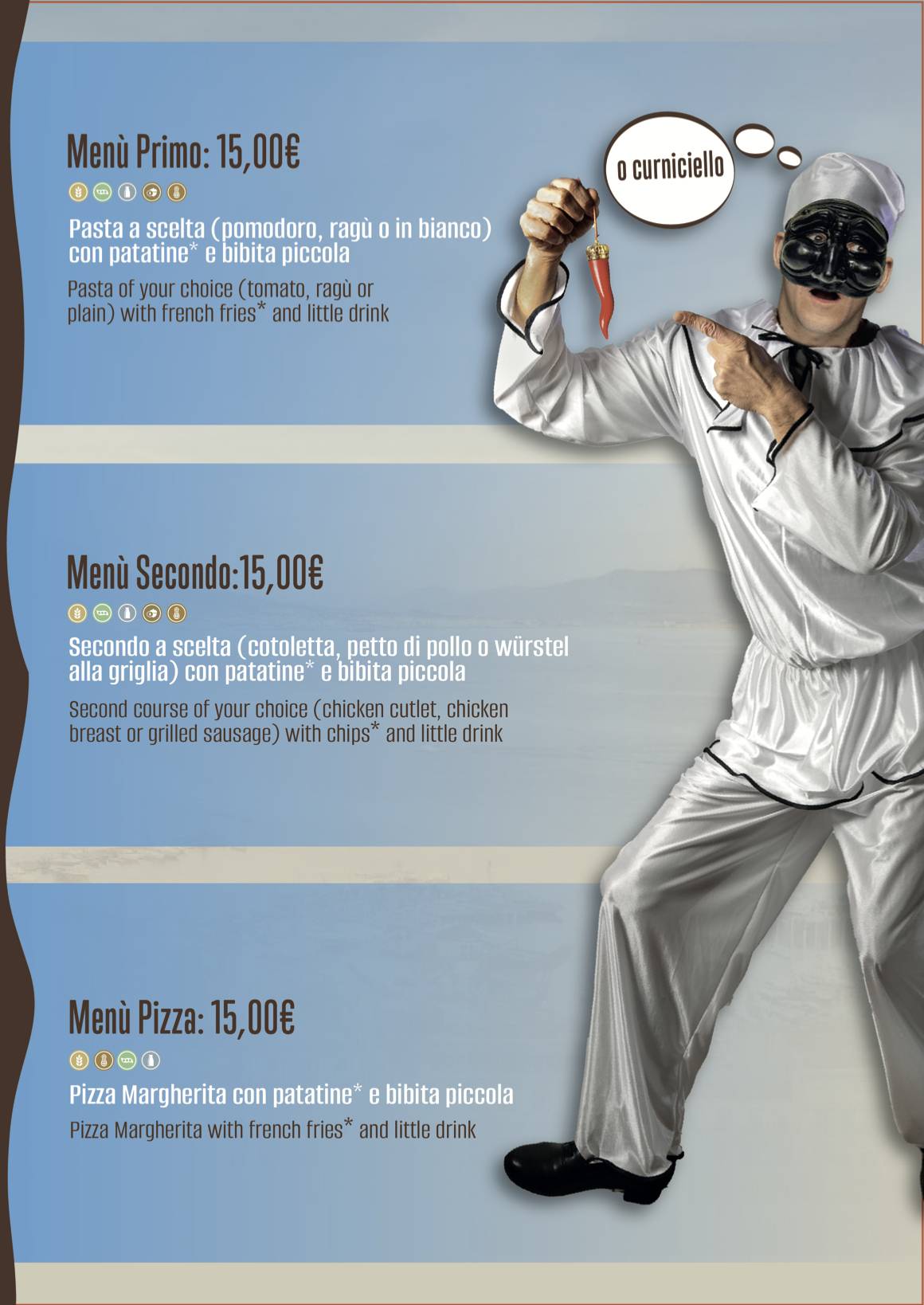 Menu di Unico Ristorante Pizzeria Mogliano 