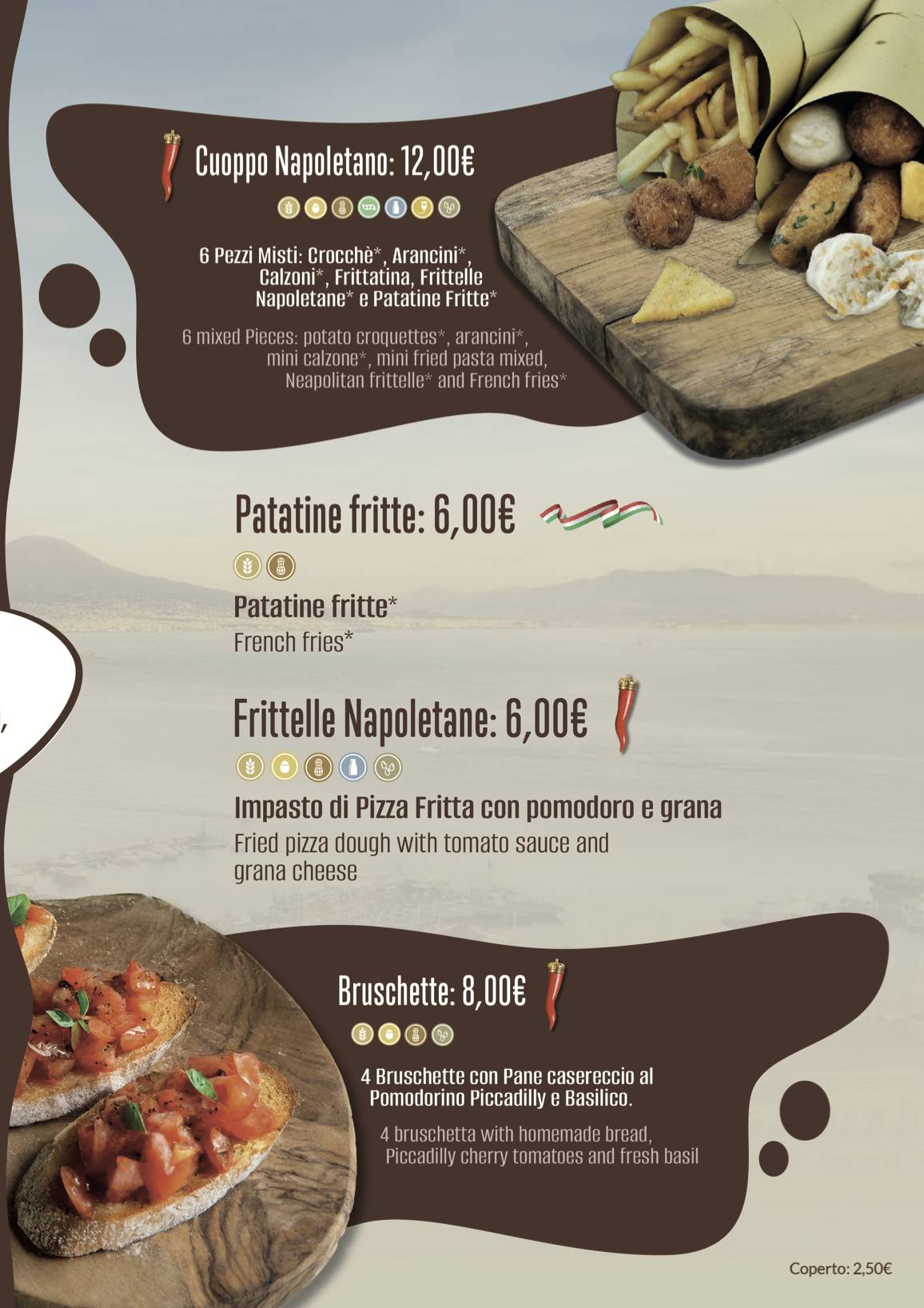 Menu di Unico Ristorante Pizzeria Mogliano 