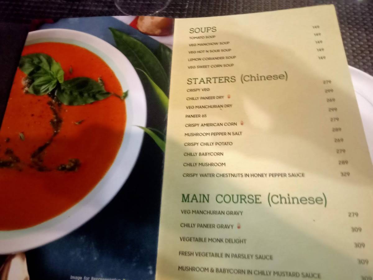 VEGGIETUDE RESTAURANT TRIMURTI NAGAR menu