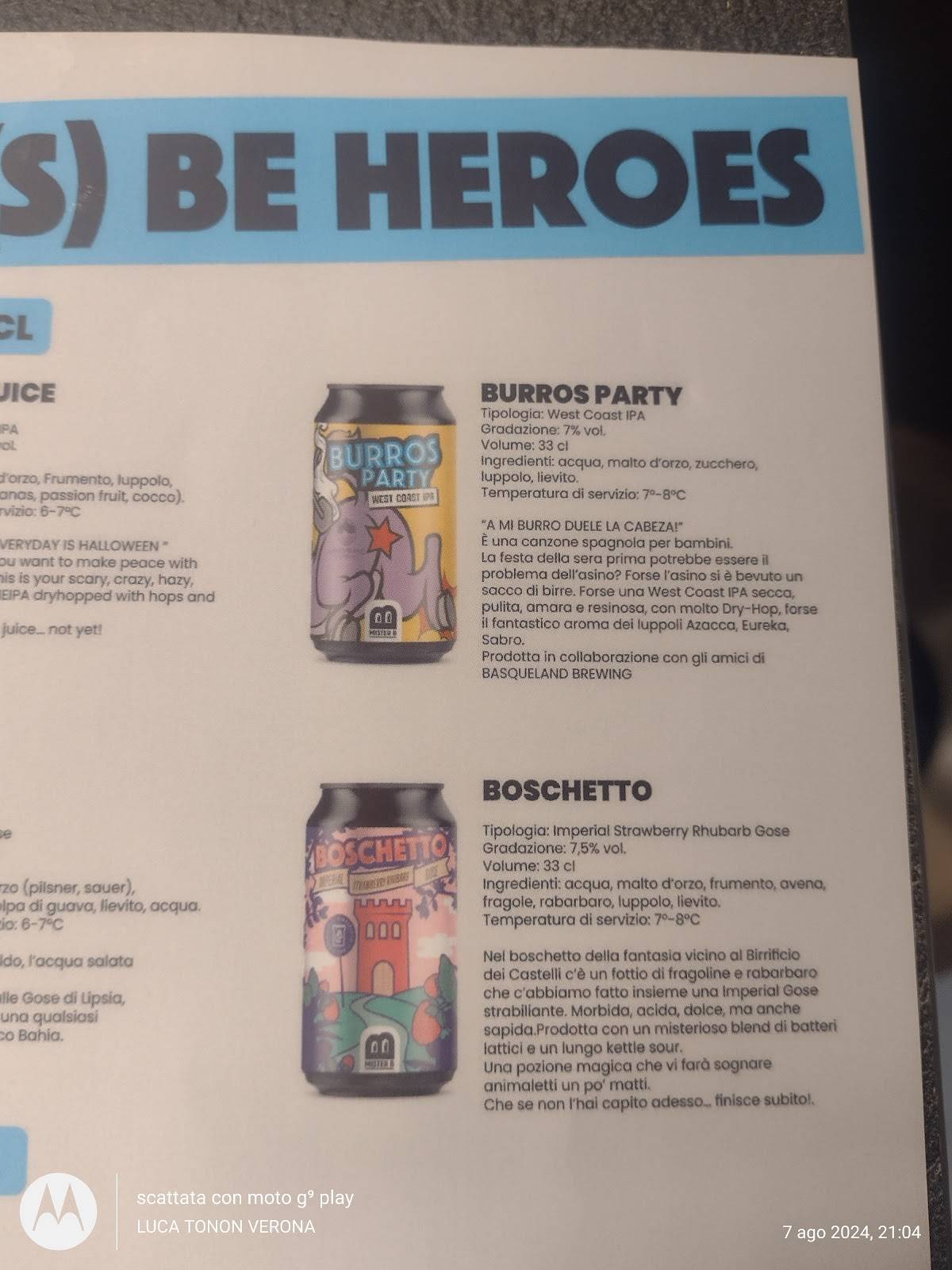 Menu di Pizzeria Semplice di Luca Gianlorenzi 